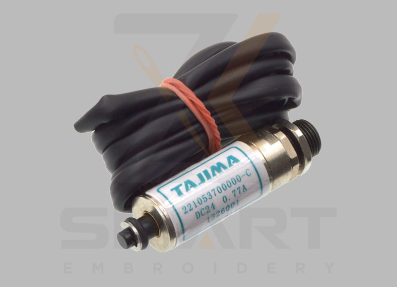 Peršokite solenoidą „Tajima“ siuvinėjimo mašinoje Atsarginės dalys A0901TJ02