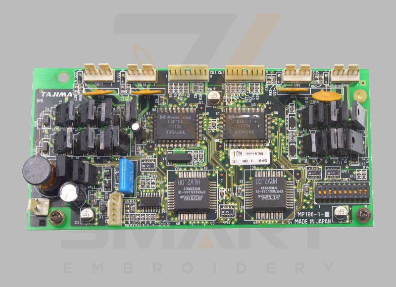Naudotas MP 180-1 elektroninė kortelė HLV 2.00 „Tajima“ vienos galvos siuvinėjimo mašina 0J2700101060 CL6101A60000