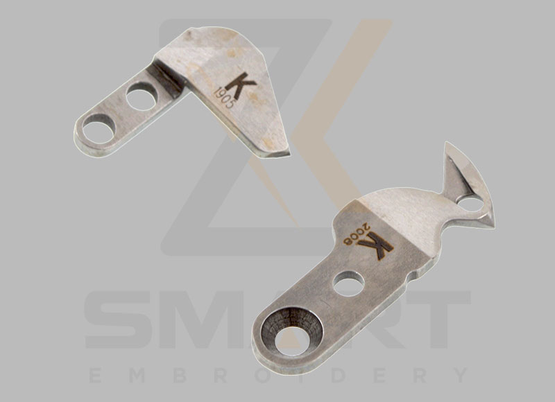 „Tajima“ siuvinėjimo mašinos ašmenys fiksuotas ir kilnojamas peilis C030102F-M-M