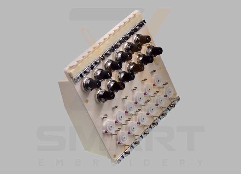 12 adatų siūlų spaustuko surinkimo kompiuterio siuvinėjimo mašinų priedai