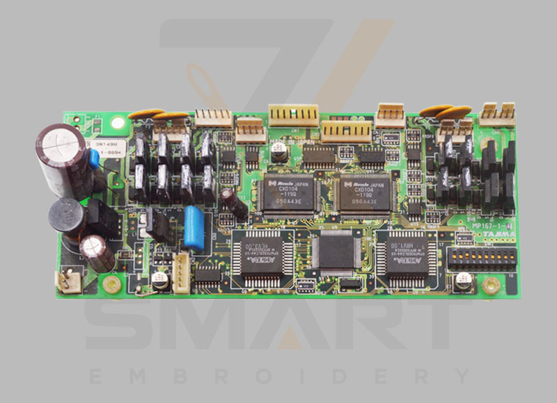 Naudota MP 167-1 kortelių lenta „Tajima“ siuvinėjimo mašinoje