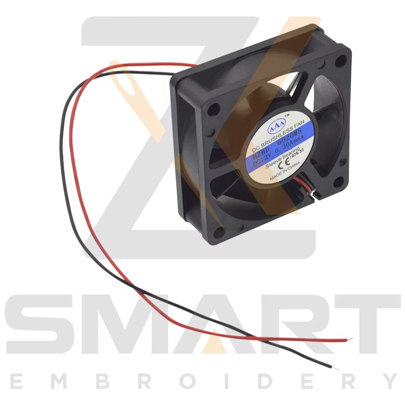 Šaldymo ventiliatorius 60*60*20 12 voltų Tajima SWF Kinijos siuvimo mašina dalys EDH06-60*60*20-12V