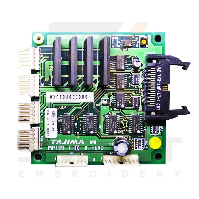 „Tajima Embroidery Machine“ dalys naudojamos MP139-1-D „Tajima“: galvos stiprintuvo kortelė MX6104000000 0J2702000000