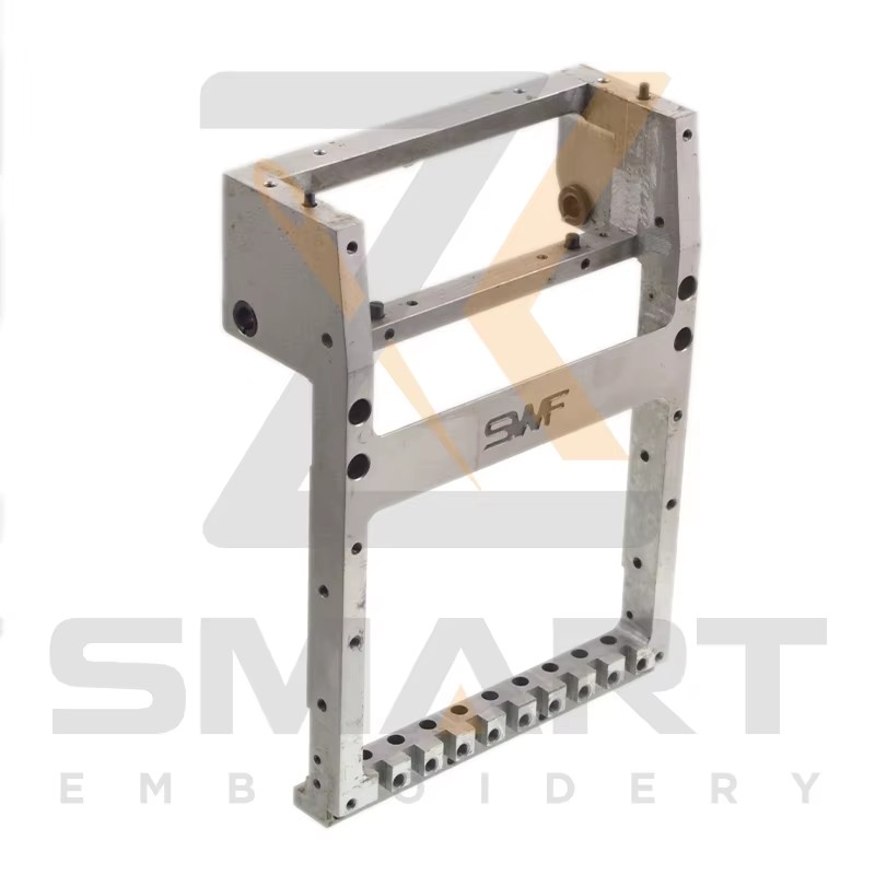 Naudotos originalios SWF 9 spalvų adatos juostos dėžutės su vielos užrakinimo įtaiso skylių įtempimo mašinos dalys N0102SWF901-U