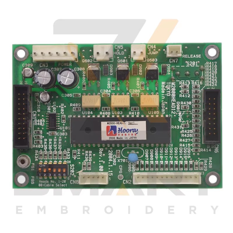 Naudotos įtampos bazės kortelės M2000HEAD12 TOKYO Kinijos siuvimo mašinos dalys EDH0502-M2000HEAD12