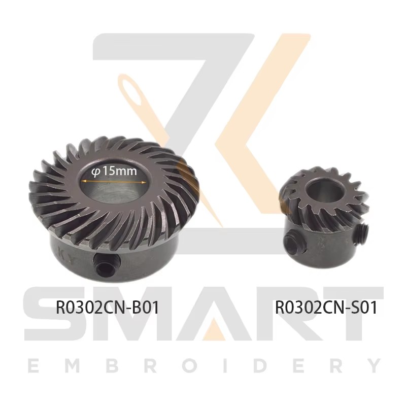 Gera kokybė Rotary Hook Bevel Gear 15mm skylė Kinijos įdėklo mašinos dalys
